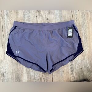 NWT! Under Armour Black and Purple Shorts